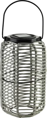 Zdjęcie produktu dla Sokke Grey Lampion Solarny 15X15X25/36Cm