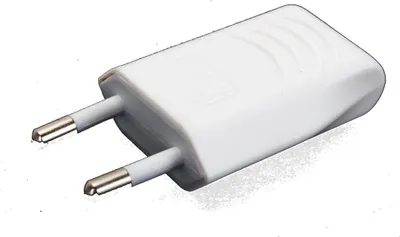 Produktbild von Eurostecker 10 Stück gerade flach Weiß Euro Stecker Stromstecker 2,5A 230V