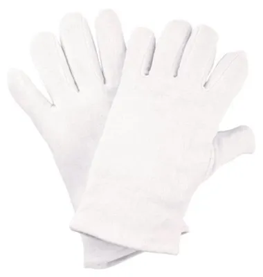 Produktbild von 50x Nitras Baumwollhandschuhe, weiß, PSA Größe | Packung (12 Paare)