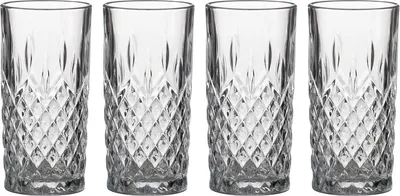LAV Odin Longdrink, Wasser, Trinkgläser – 4er Set, 350 ml