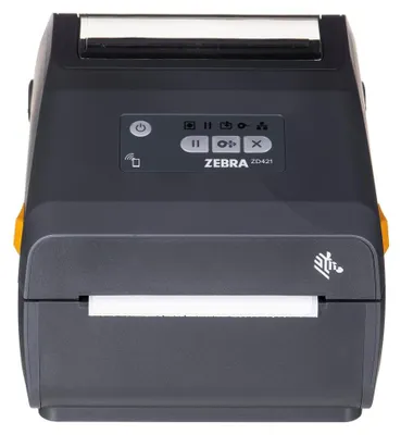 Produktbild von Zebra ZD421D, Thermodirekt, 300 x 300 DPI, 102 mm/sek, Verkabelt & Kabellos, Grau