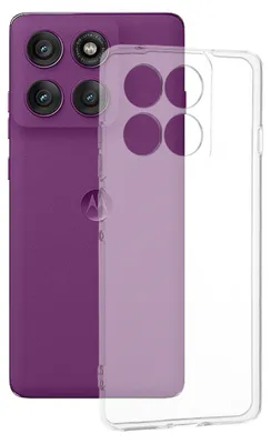 Obrázok produktu pre Techsuit – Clear Silicone puzdro pre Motorola Edge 60 Pro – priehľadné