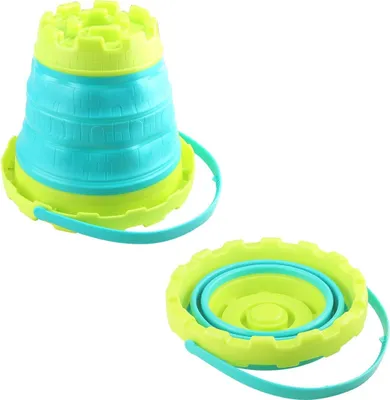 Produktbild von Sandkasten Eimer klappbar Round grün