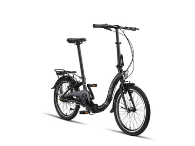 Produktbild von PACTO Seven N7 Klapprad 20 Zoll mit Schnelles Faltsystem (10 Sek), Aluminiumrahmen (16KG), Shimano 7 Nabenschaltung, Handbremsen + Rücktrittbremse