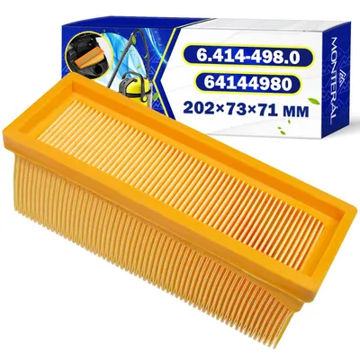 Lamellenfilter 202x73x71 mm, Ersatz für 6.414-498.0