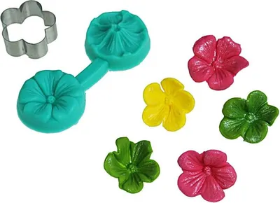 Immagine prodotto di Stampo in silicone + taglierina STIEFMÜTTERCHENBLUME