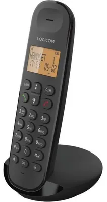 Produktbild von Logicom, Schnurlostelefon Iloa 150 Freisprechen mit Ladestation, Schwarz
