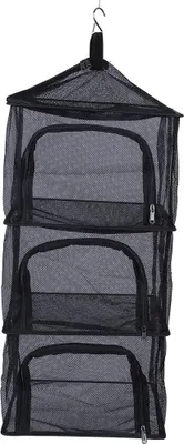 Obrázek produktu pro Skládací síť na sušení bylinek, 4 vrstvy, k zavěšení, přenosná, 36 x 69,9 cm, na zeleninu, bylinky, ryby, maso, pupeny a květiny