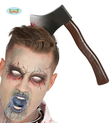 Immagine prodotto di Halloween Axe Zombie Hairband Costume Accessory Horror Party Shocker Bloody Realistic, Colore: Nero