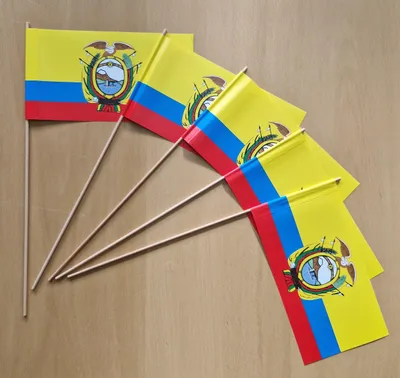 Produktbild von Papierfähnchen Ecuador 50 Stück