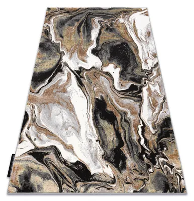 Image de Tapis DE LUXE moderne 622 Abstraction - Structural crème / or beige 120x170 cm