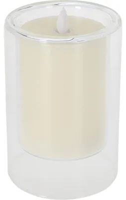 Produktbild von LED Kerze Ø 10 cm Kristallglas