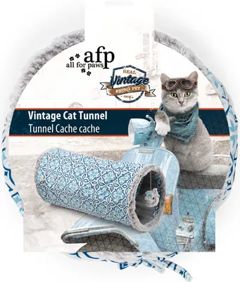 Produktbild von AFP Vintage-Katzentunnel Grau