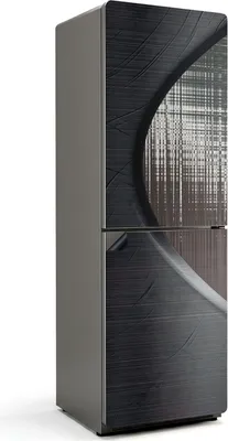 Zdjęcie produktu dla Abstrakcyjny wzór z falami - Magnetyczna osłona lodówki - Folia dekoracyjna magnetyczna do kuchni - Magnes na lodówkę deco - Samoprzylepna tablica magnetyczna - Folia magnetyczna na drzwi lodówki - 60x180 cm