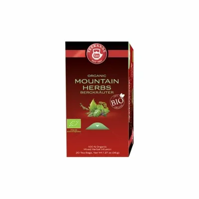 Zdjęcie produktu dla TEEKANNE 471945 TEEKANNE ORGANIC. MOUNTAIN HERBSTee 20 Portionen