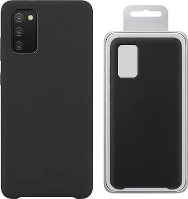Immagine prodotto di Custodia in silicone Copertura flessibile in silicone Samsung Galaxy A03S Nero