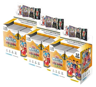 Obrázek produktu pro Topps – Sběratelské karty Match Attax Champions League 2025/26 EXTRA – 3 balení (96 boosterů)