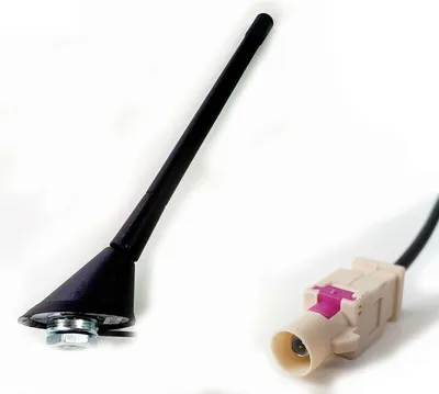 Produktbild von Antenne Antennenfuss Fakra Sockel Stabantenne für VW Skoda Adapter