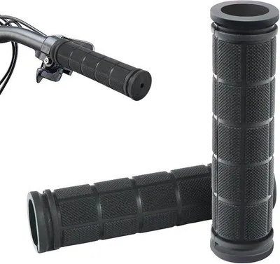 Produktbild von Mountainbike-Griffe, 117mm, 22mm, Zwart, Weerbeständig, Antislip, Ergonomisch, Kinder- und Stadtrad-Griffe
