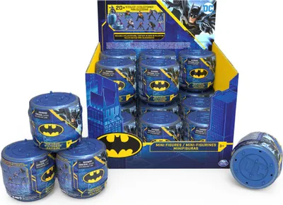 Produktbild von Batman Mini Figur Überraschung - DC Comics Sammelfigur 5cm für Kinder & Fans Geschenk