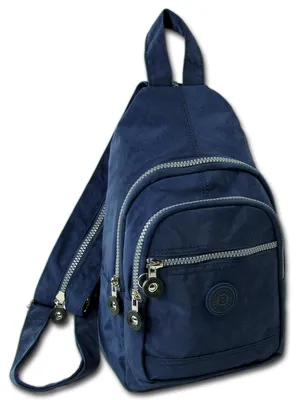 Produktbild von Bag Street Rucksack Crinkle Nylon navy trendiger Damen Cityrucksack D3ORJ200B