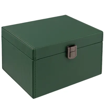 Produktbild von Keyless Go Schutz Autoschlüssel Faraday Box Schwarz Gross RFID Diebstahlschutz Grüne Box mit Schwarzem Verschluss Schachtel / KORUMA®
