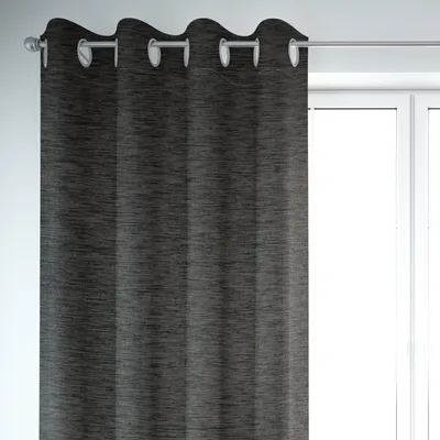 Produktbild von Thermovorhang Kälteschutz grau 245cm von SCHÖNER LEBEN. Aufhängung Ösen