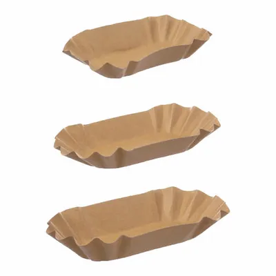 Produktbild von 250x  Pappschalen mittel 'Green by Nature' braun  10,5 x 17,5 x 3 cm