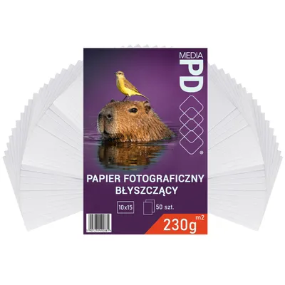 Produktbild von Fotopapier 10x15 cm (4R) Glänzend 230g/m² – 50 Blatt Inkjet  – Für Fotos & Bilderrahmen