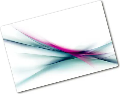 Produktbild von Tulup Glas Herdabdeckplatte - 80x52 cm - Glaskeramikkochfeld-Abdeckung Spritzschutz Glasabdeckplatte - Einteilig - Kunst: Modern & Klassisch - Wellen Abstraktion - Mehrfarbig