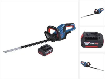 Produktbild von Bosch GHE 18V-60 Professional Akku Heckenschere 18 V 60 cm Brushless + 1x Akku 4,0 Ah - ohne Ladegerät