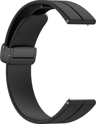 Obrázok produktu pre INF Magnetická silikónová spona náramku na hodinky čierna 20 mm