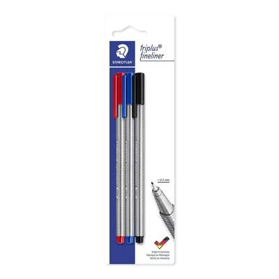 Zdjęcie produktu dla Staedtler triplus fineliner 334, 3 szt.
