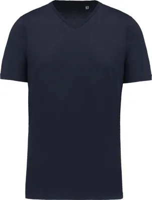 Produktbild von Kariban Herren-T-Shirt Supima® mit V-Ausschnitt und kurzen Ärmeln