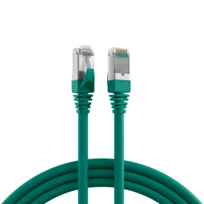 Image de Câble patch RJ45 Cat.5e SF/UTP PUR -- RAL6018 vert 0,5m