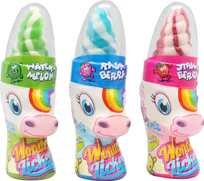 Obrázok produktu pre Unicorn Wonder Licker, lízatko, 50 g s kyslastým práškom