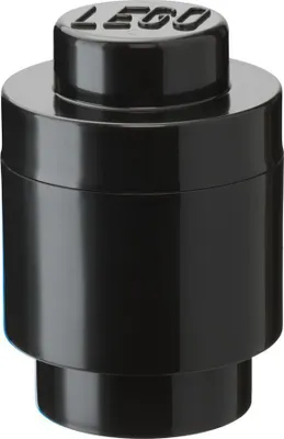 Image de LEGO® Boîte de rangement Noir ø 12,3x18,3 cm