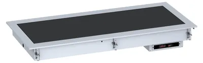 Image de Plaque Chauffante Vitrocéramique Drop-In Noire - 2 à 5 x GN 1/1 - Combisteel