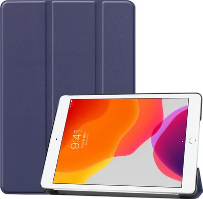 Produktbild von Schutzhülle für Apple iPad 10.2 Zoll 2019/2020 Slim Case Etui mit Standfunktion und Auto Sleep/Wake Funktion Blau