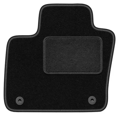 Image de Tapis conducteur en moquette pour Volvo C40 2021- (à hayon) – 1 pièce, noir, sur mesure – Wielganizator LUX