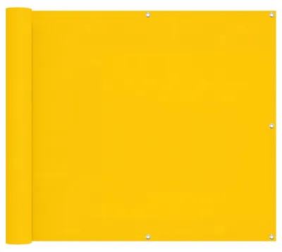Image de vidaXL Brise-vue pour balcon jaune 90 x 200 cm