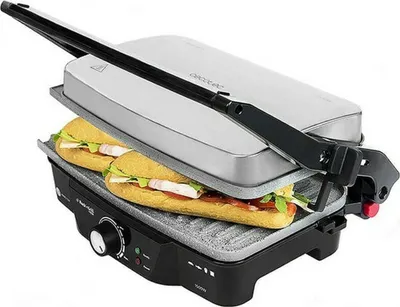 Obrázok produktu pre Cecotec 03024, Čierna, Nerezová oceľ, Mramor, Obdĺžnikový, 287 x 170 mm, 1500 W