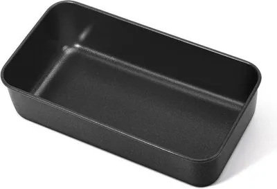 Produktbild von Backblech aus Edelstahl mit Antihaftbeschichtung für Brot und Kuchen - 23.3 x 12.7 x 6.3 cm