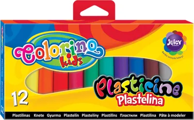 Obrázok produktu pre Okrúhla plastelína 12 farieb Colorino