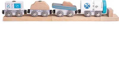 Produktbild von Bigjigs Rail Hölzerne Minenbahn