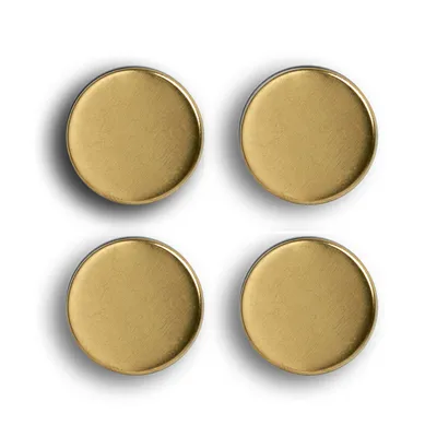 Obrázek produktu pro 4 magnety Zeller zlaté Ø 2,3 x 0,9 cm (11234)