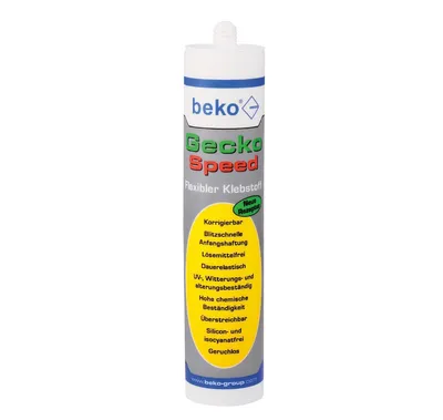 Produktbild von Beko 2472901gecko Speed 290ml 2472901 weiß flexibler Klebstoff