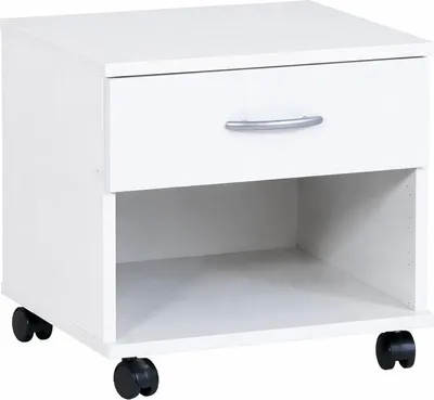 Produktbild von Rollcontainer 40 x 40 x 41 cm Nachtschrank weiss Nachbildung #1965