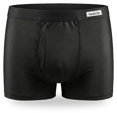 Produktbild von KediLife Inkontinenz Boxershorts Herren - 1x Saugfähig Bei Leichten Urinverlusten - Größe M, Schwarz