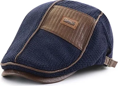 Zdjęcie produktu dla Stylowy Beret Męski Nixon - Niebieski | Komfort i Elegancja KP26078